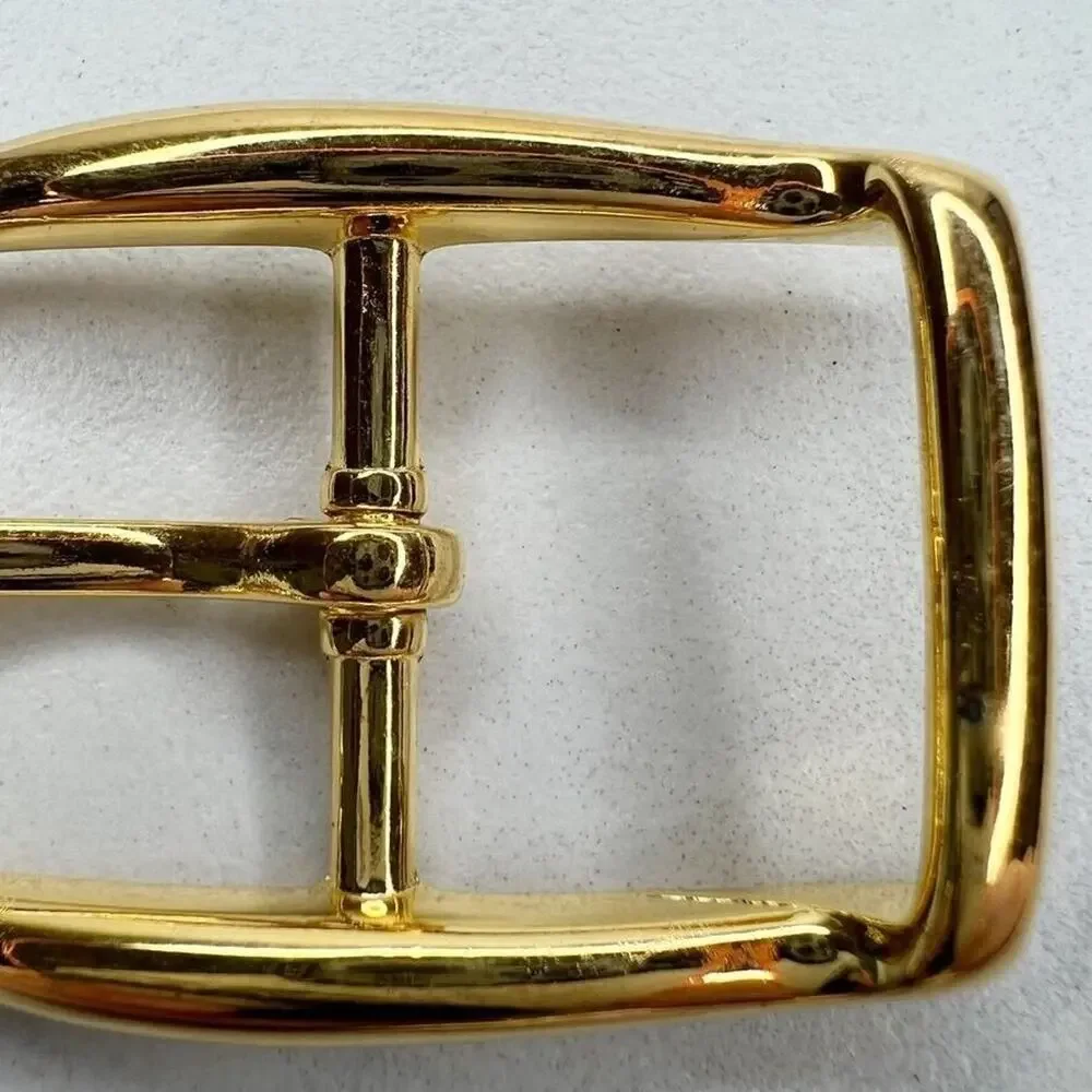 Vintage Gold Tone Simple Basic Belt Buckle for up to 1 Inch Belt